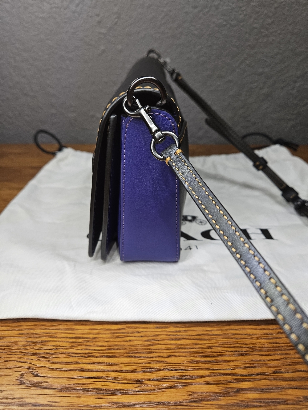 COACH X DISNEY Dark Fairytale SNOW WHITE Dinky Crossbody Bag - Picture 4 of 11